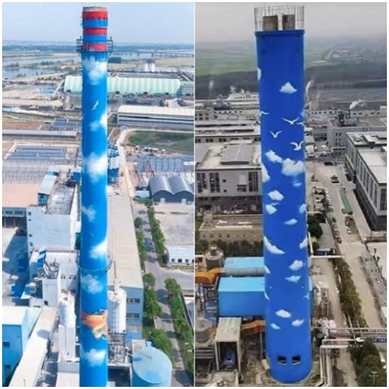煙囪彩繪公司:讓你的煙囪景觀煥然一新,獨(dú)具特色！